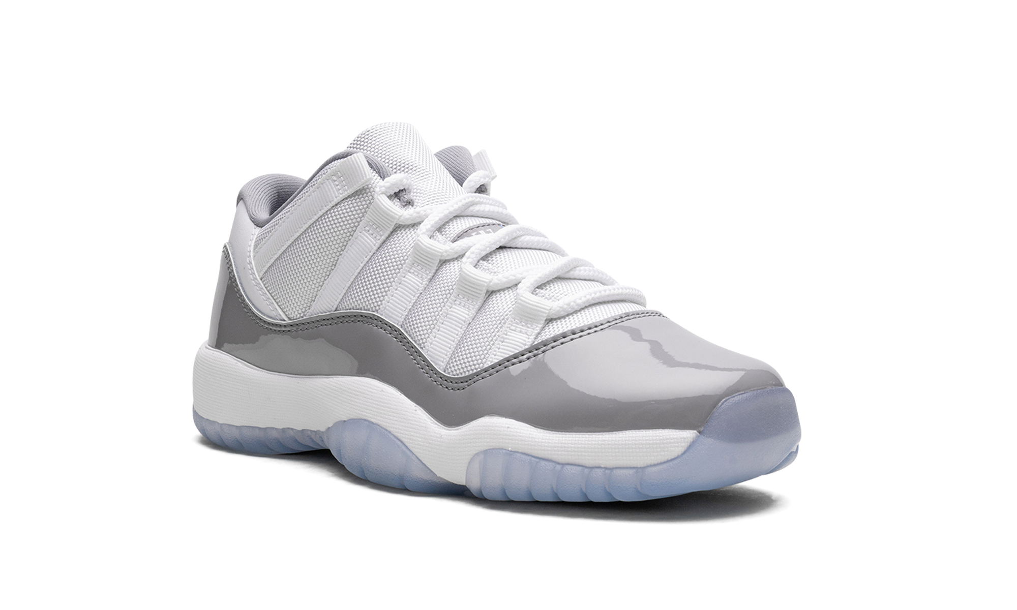 jordan 11 retro low cement grey gs+528896-140+diagnol right view