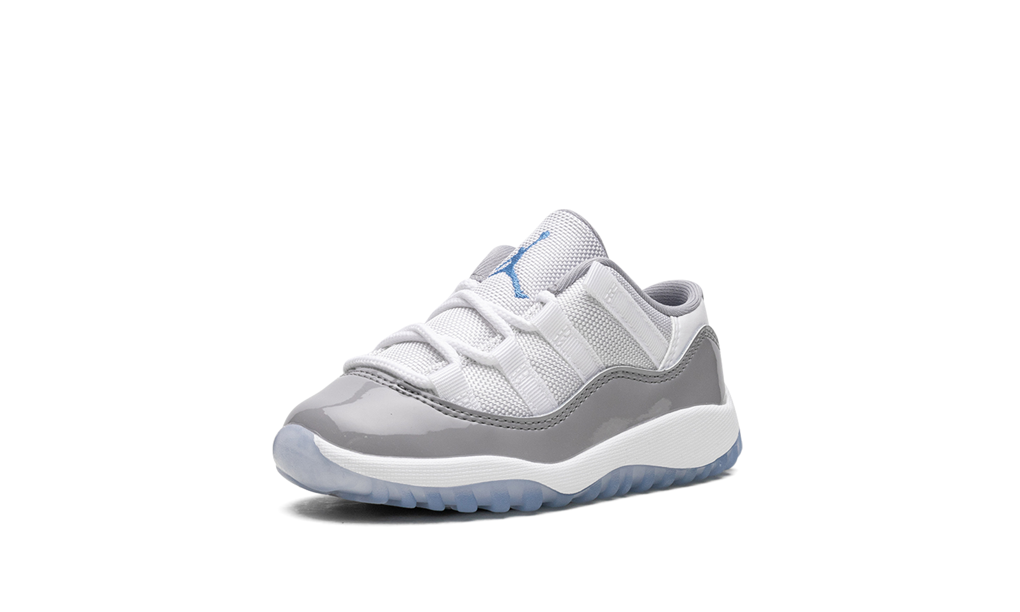 jordan 11 retro low cement grey td+505836-140+left diagnol single view