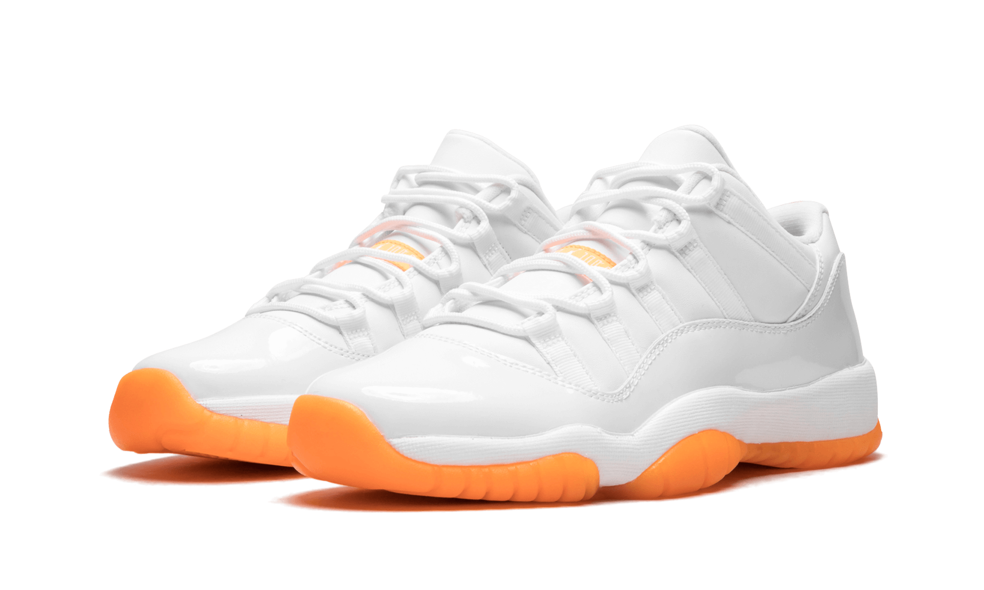 jordan 11 retro low citrus 2015 gs+580521-139+diagnol left view