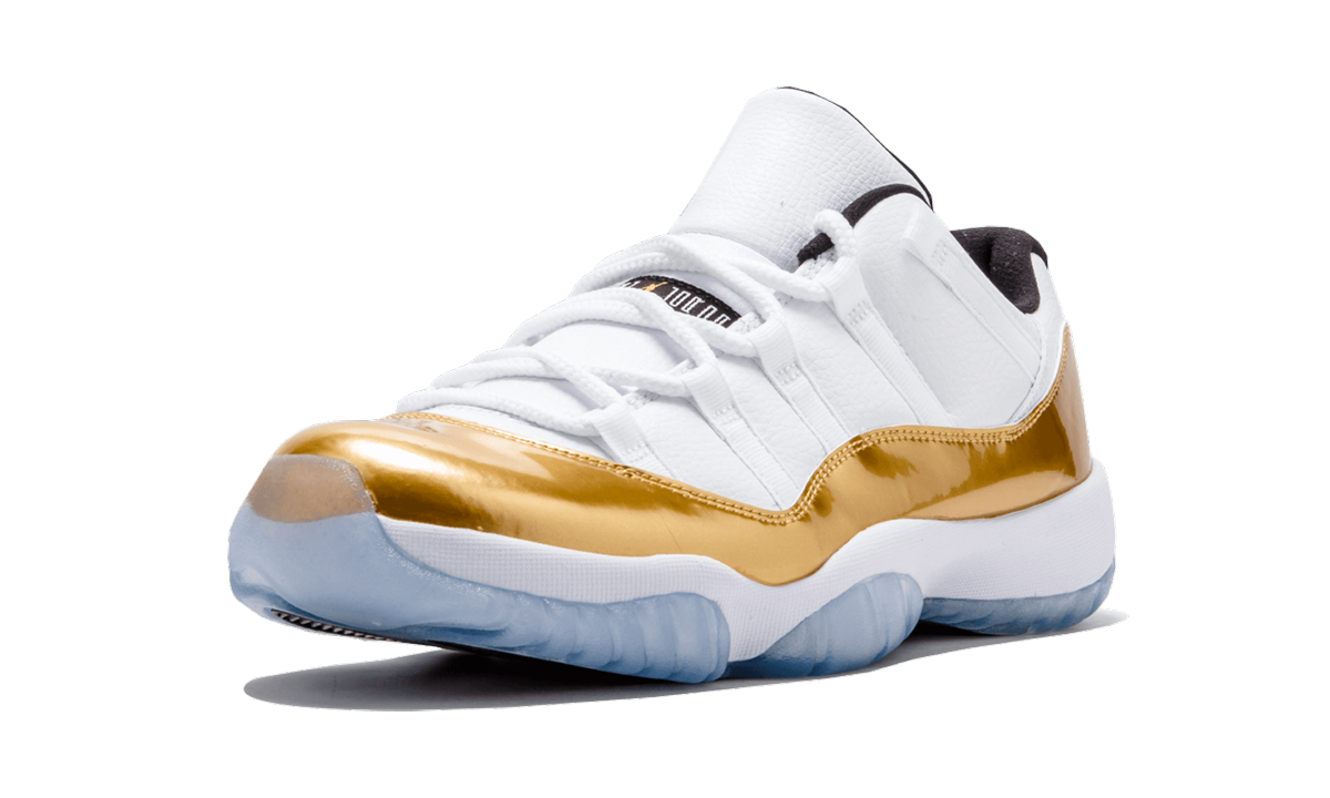 jordan 11 retro low closing ceremony+528895-103+left diagnol single view