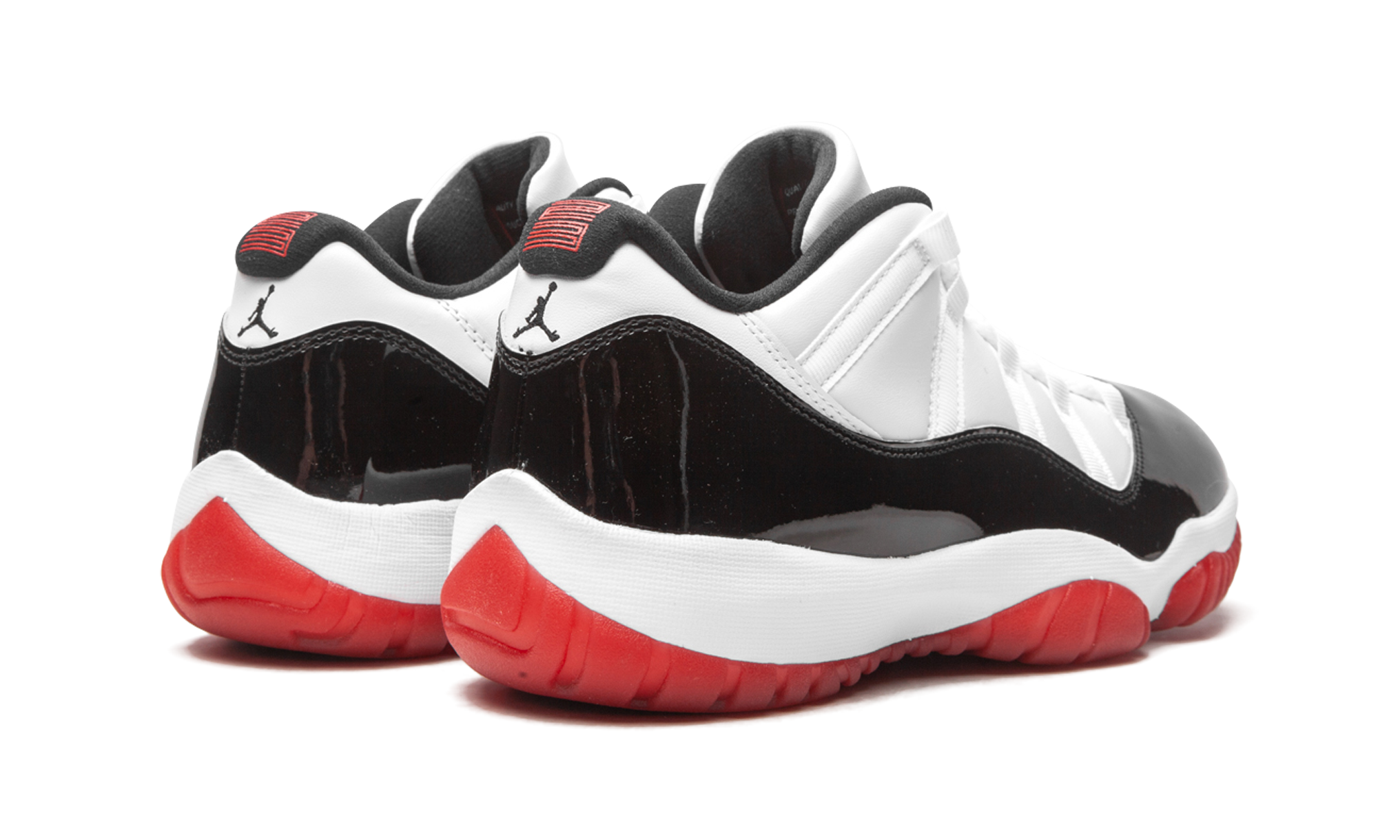 jordan 11 retro low concord bred+AV2187-160+diagnol right behind view