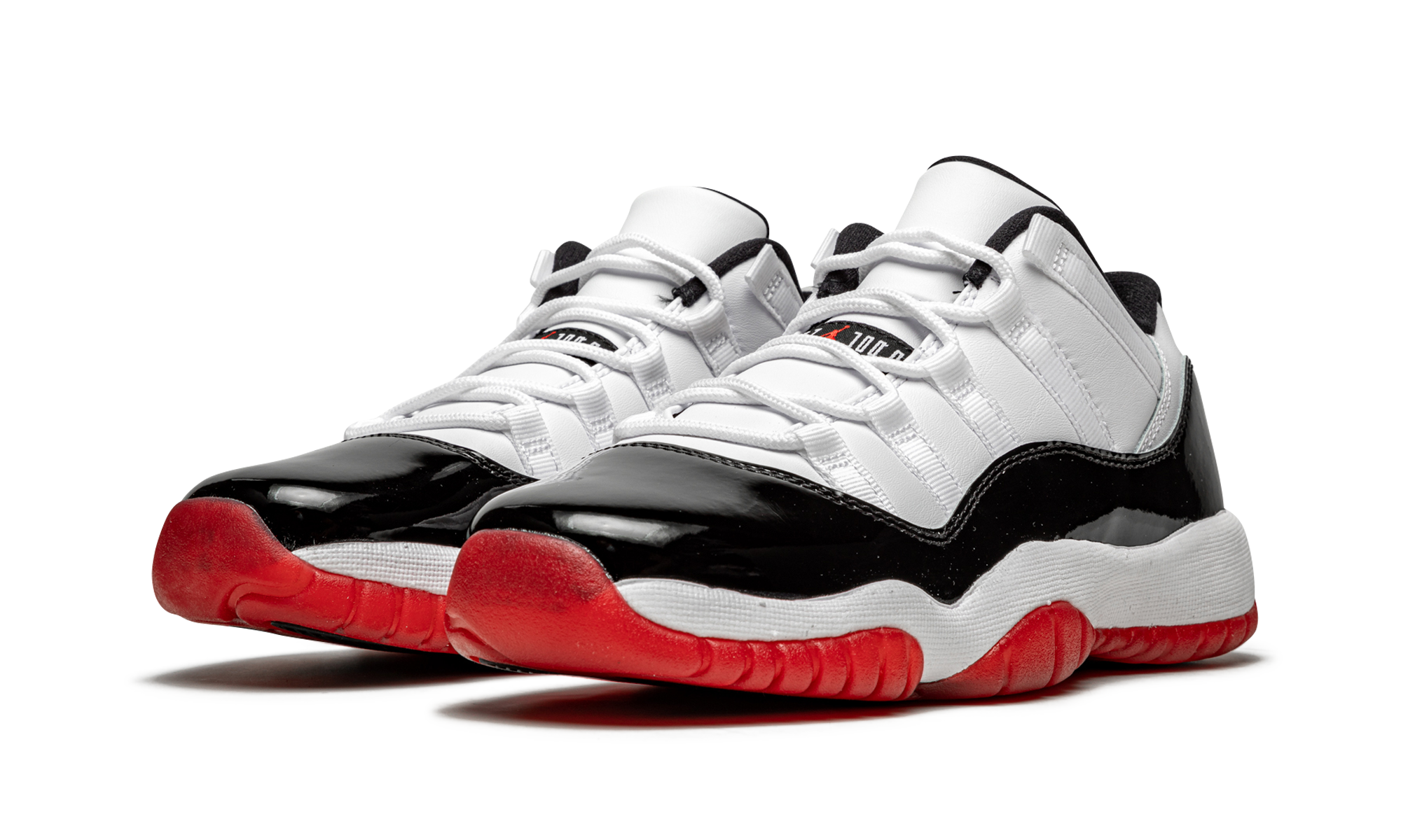 jordan 11 retro low concord bred gs+528896-160+diagnol left view