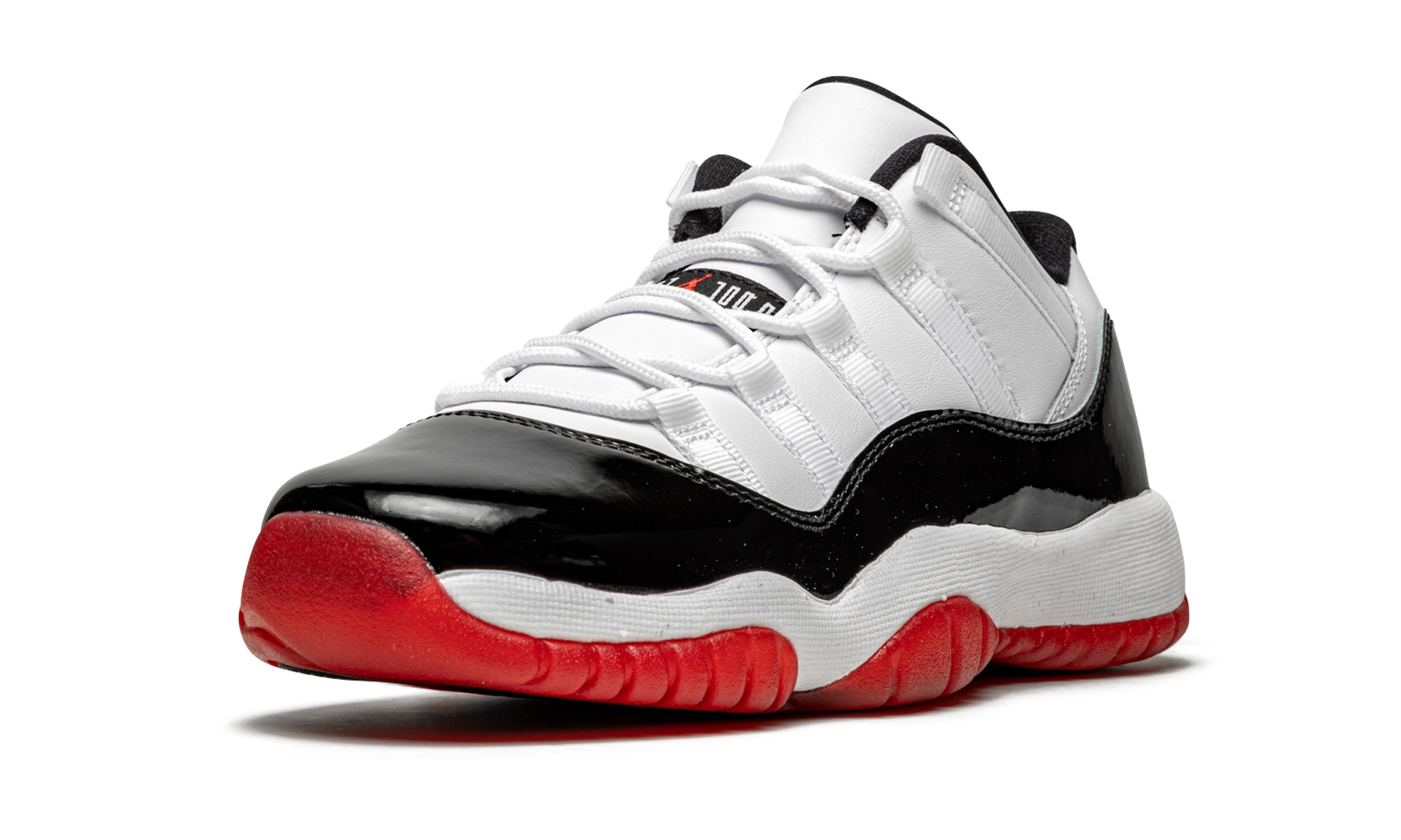 jordan 11 retro low concord bred gs+528896-160+left diagnol single view