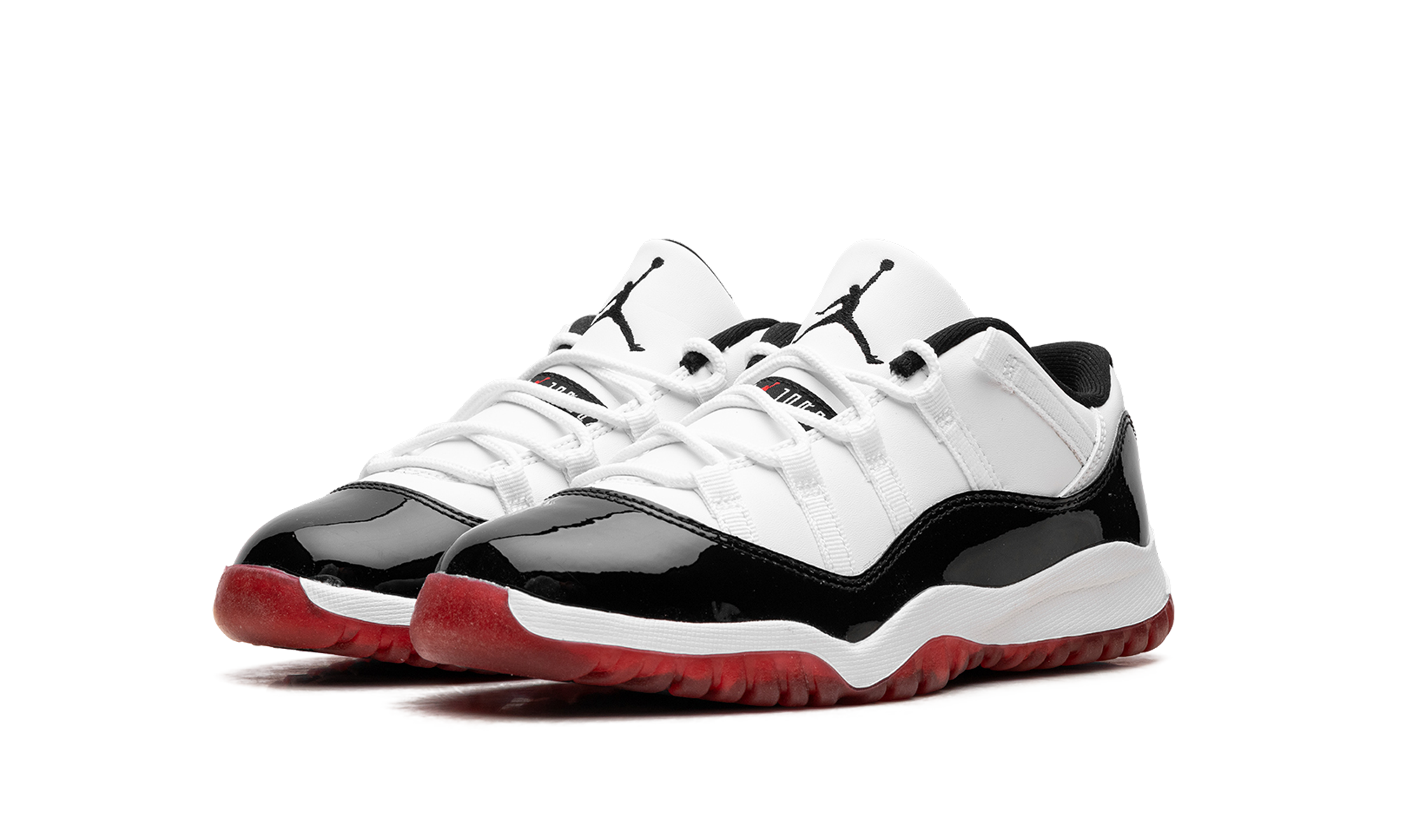 jordan 11 retro low concord bred ps+505835-160+diagnol left view
