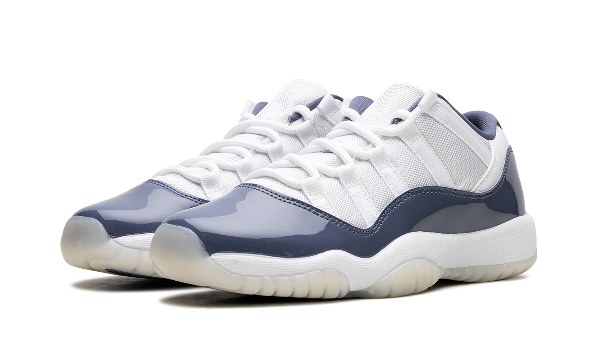 jordan 11 retro low diffused blue gs+FV5121-104+diagnol left view