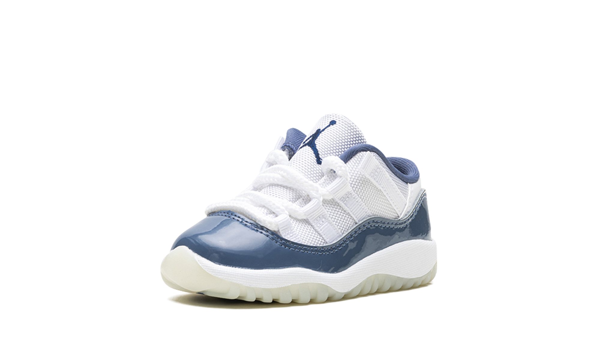jordan 11 retro low diffused blue td+FV5120-104+left diagnol single view