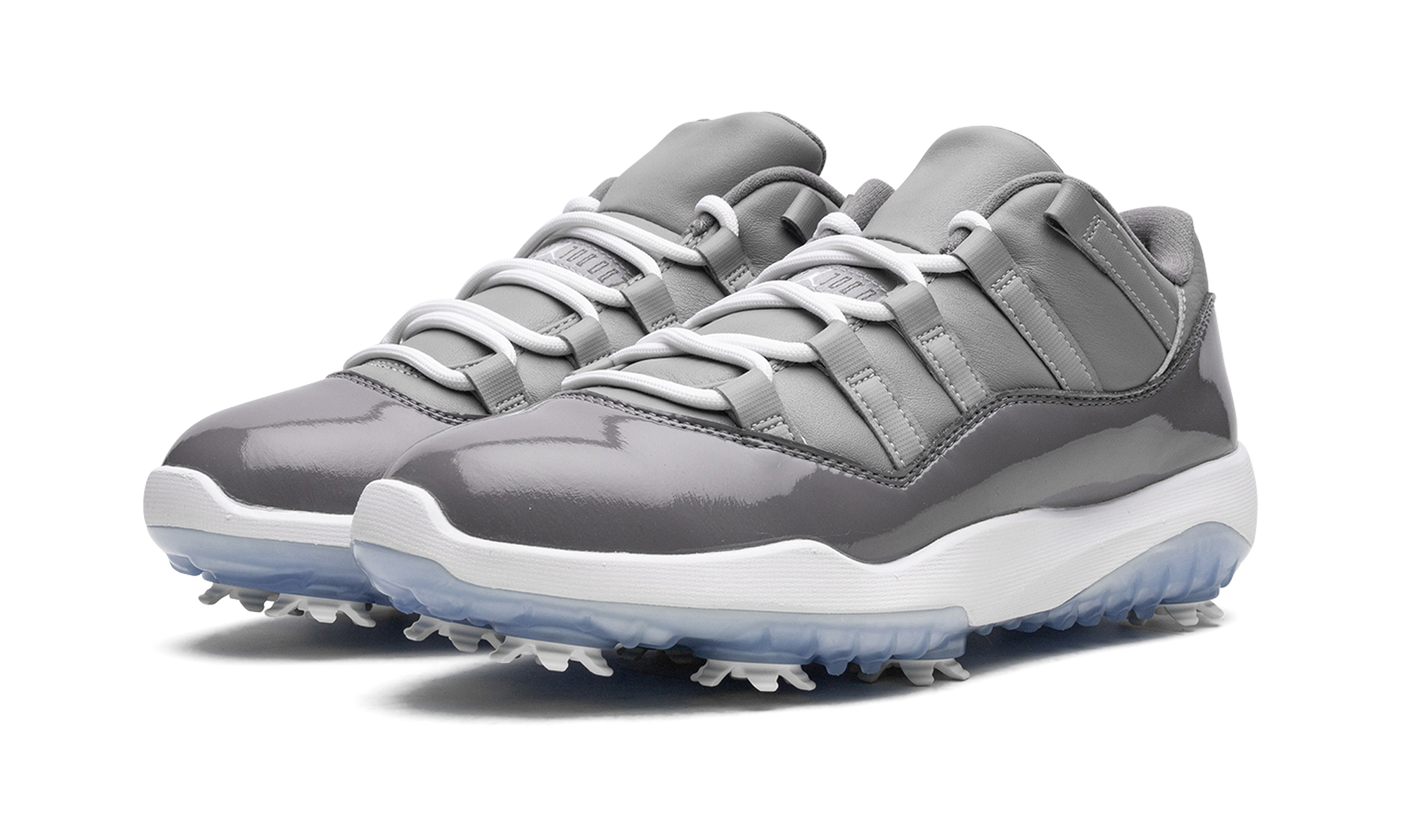 jordan 11 retro low golf cool grey+AQ0963-002+diagnol left view