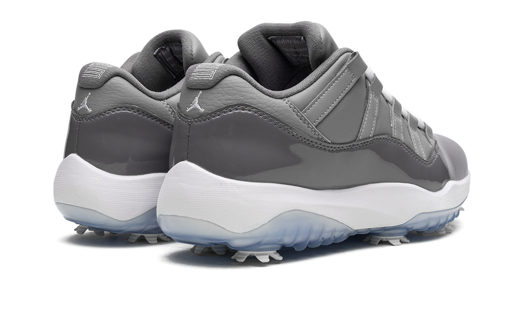 jordan 11 retro low golf cool grey+AQ0963-002+diagnol right behind view