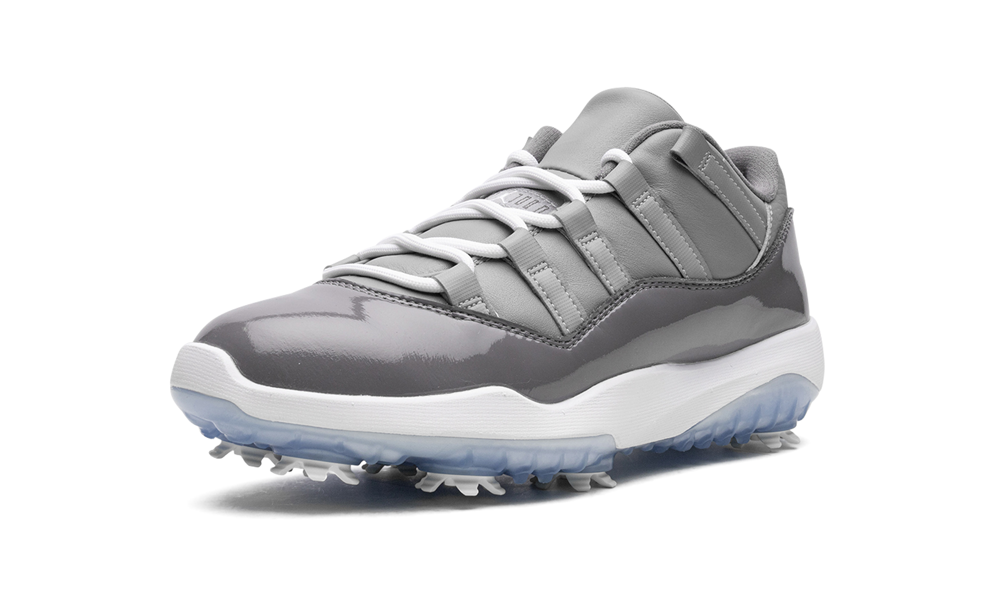 jordan 11 retro low golf cool grey+AQ0963-002+left diagnol single view