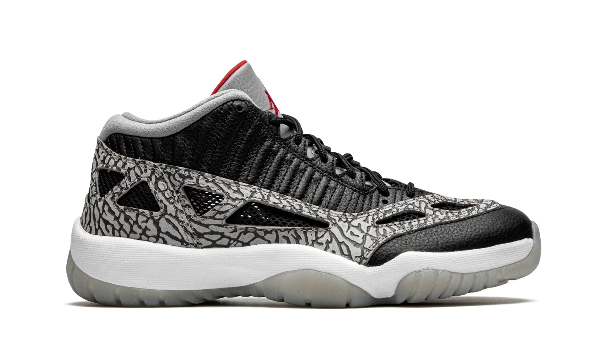 jordan 11 retro low ie black cement+919712-006+right view