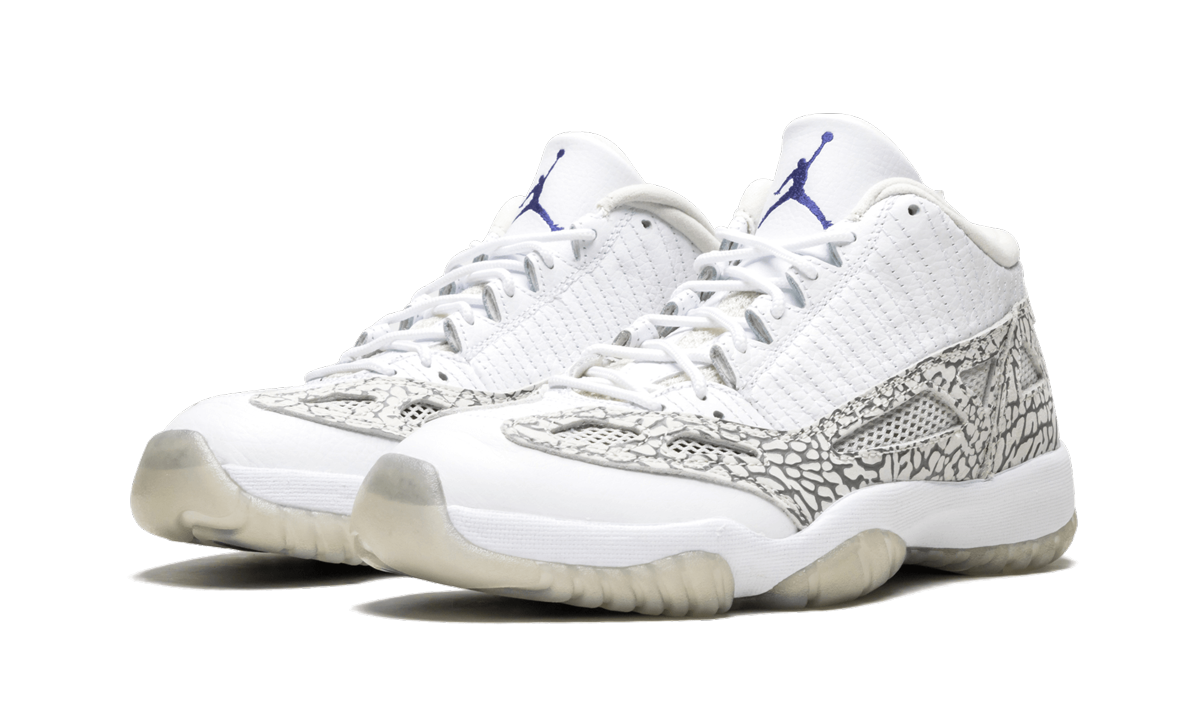 jordan 11 retro low ie cobalt 2015+306008-102+diagnol left view