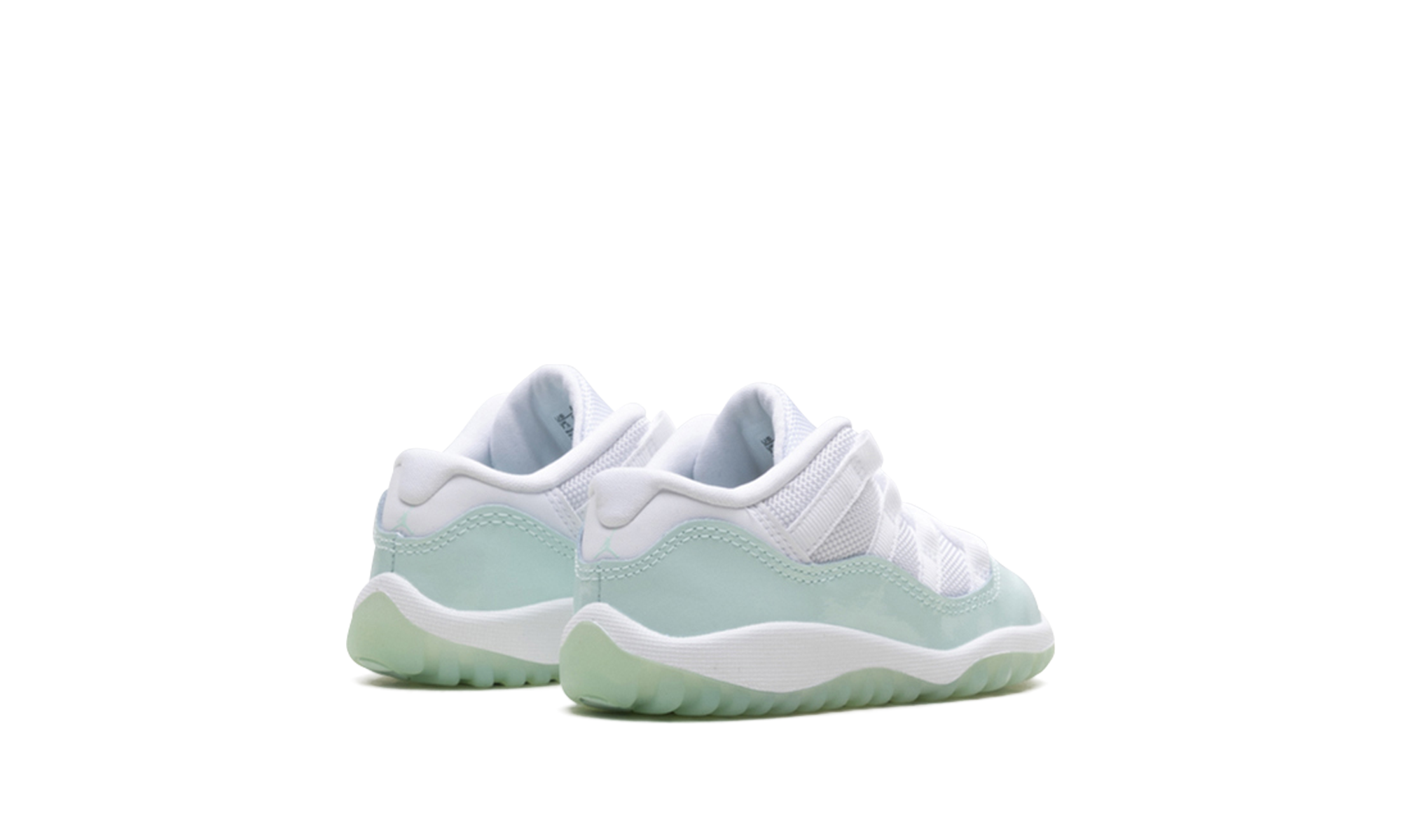 jordan 11 retro low igloo td+645107-103+diagnol right behind view
