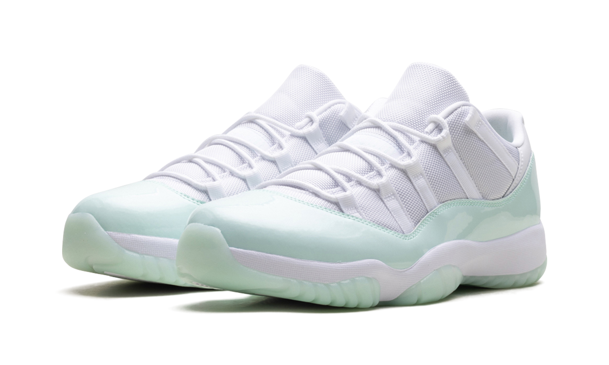 jordan 11 retro low igloo women s+AH7860-103+diagnol left view