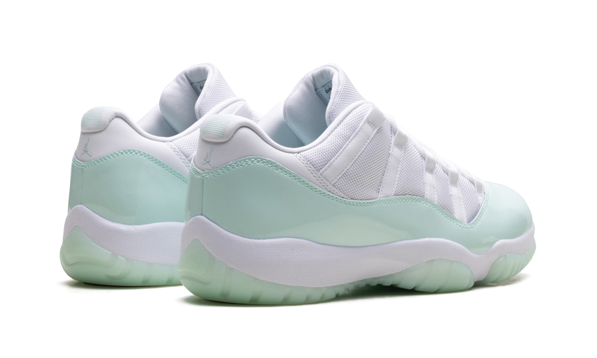 jordan 11 retro low igloo women s+AH7860-103+diagnol right behind view