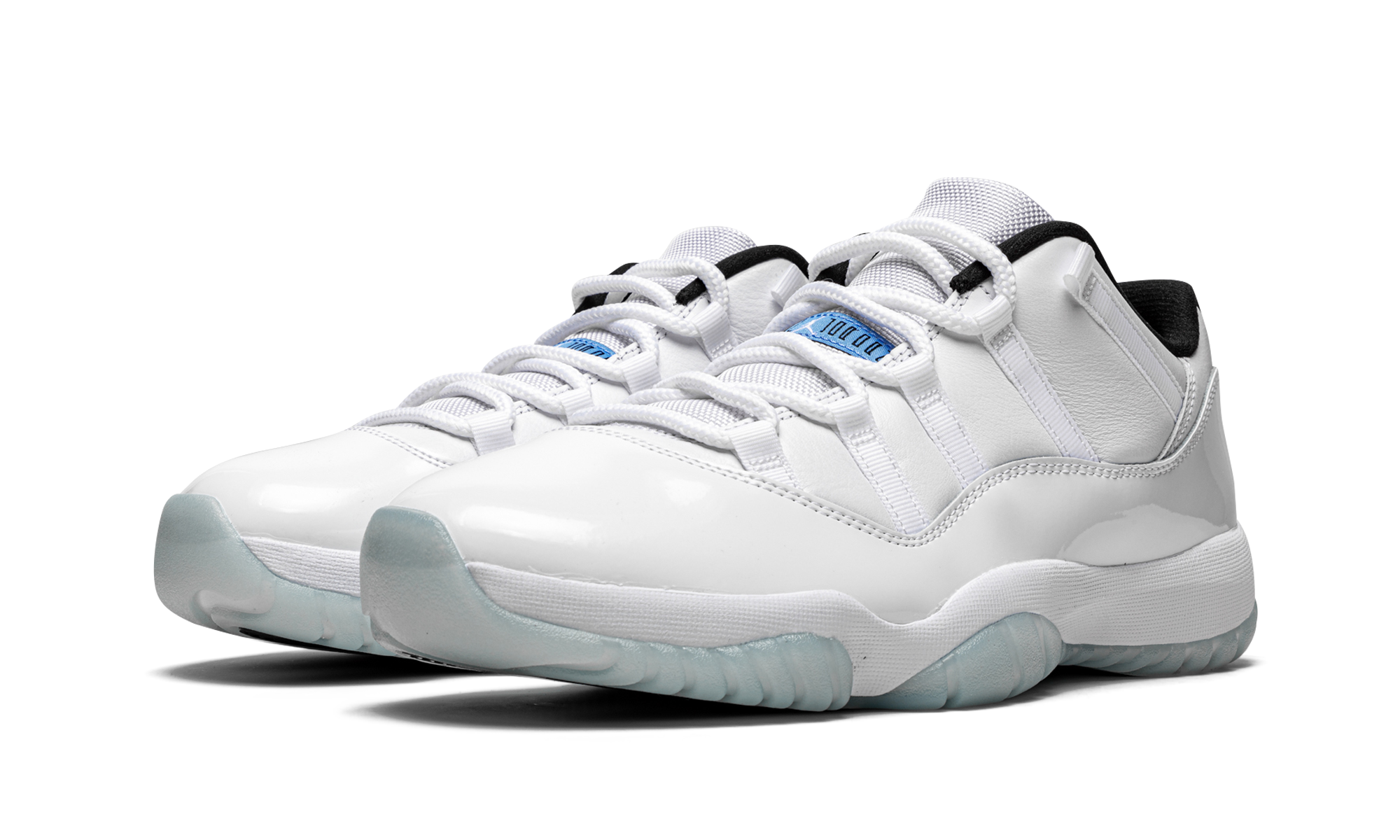 jordan 11 retro low legend blue+AV2187-117+diagnol left view