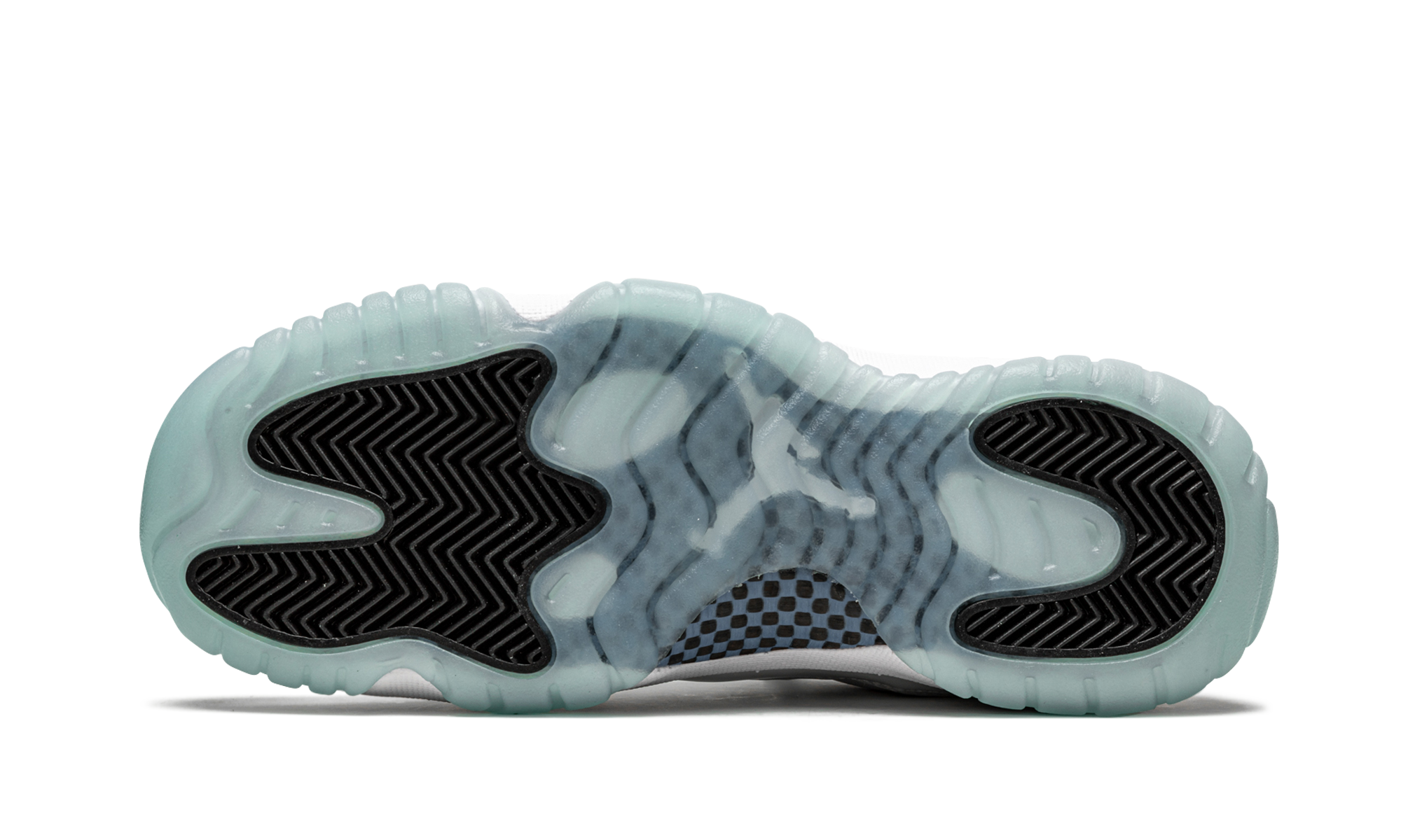 jordan 11 retro low legend blue gs+528896-117+bottom view