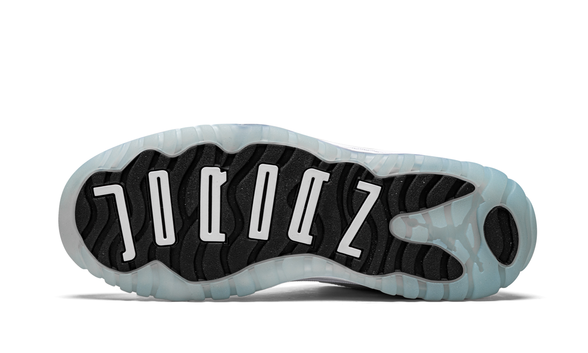 jordan 11 retro low legend blue ps+505835-117+bottom view
