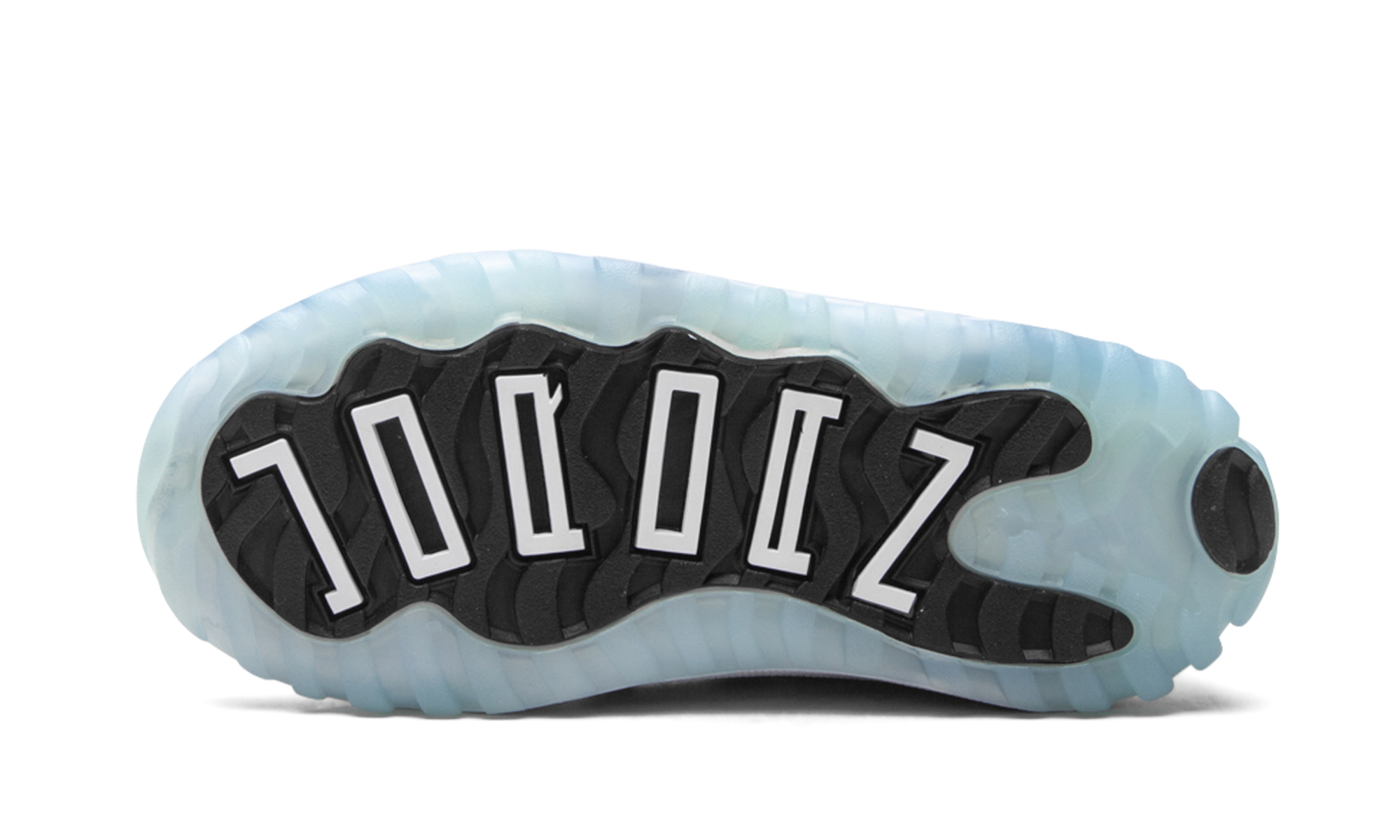 jordan 11 retro low legend blue td+505836-117+bottom view