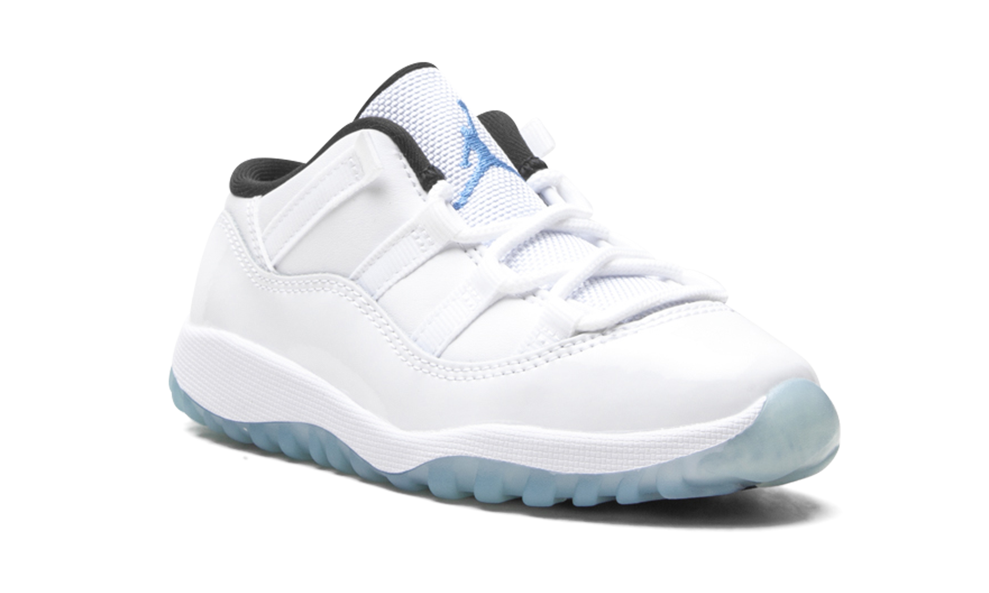 jordan 11 retro low legend blue td+505836-117+diagnol right view