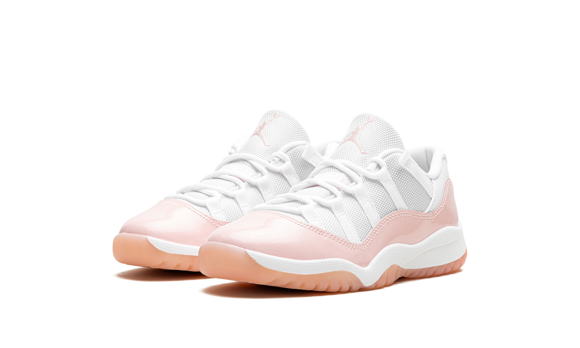 jordan 11 retro low legend pink ps+580522-160+diagnol left view