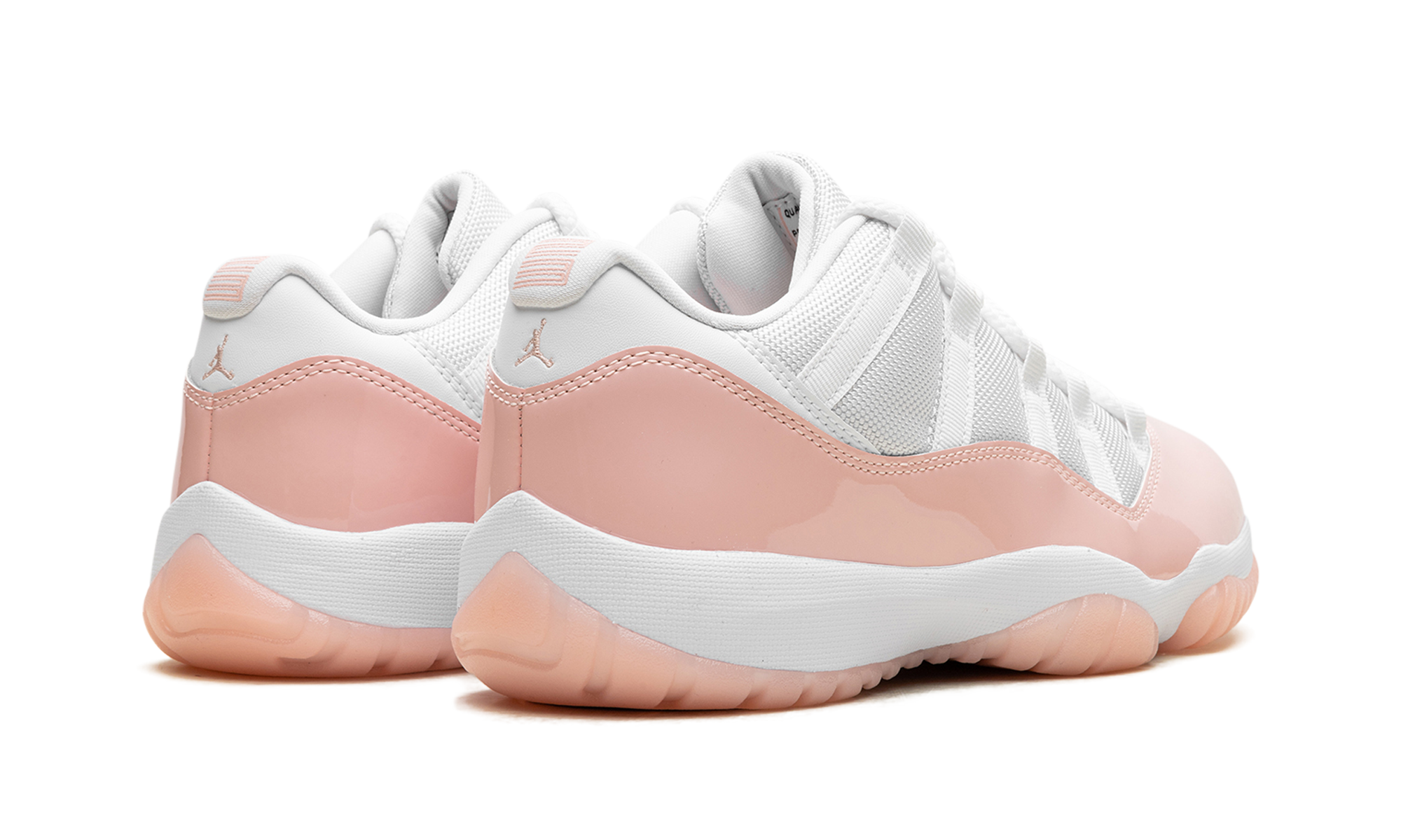 jordan 11 retro low legend pink women s+AH7860-160+diagnol right behind view