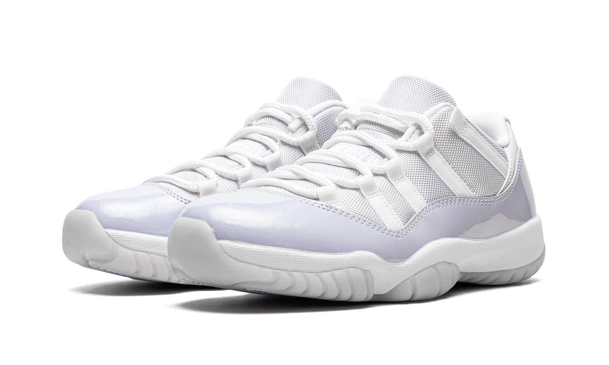 jordan 11 retro low pure violet women s+AH7860-101+diagnol left view