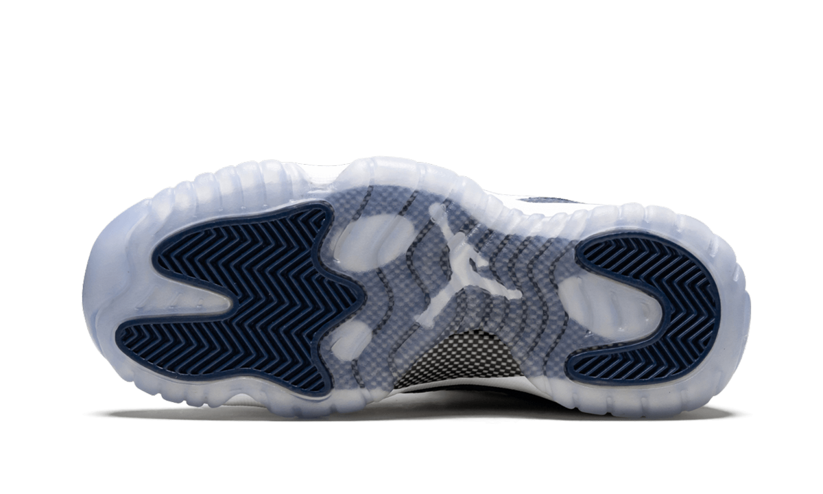 jordan 11 retro low snake navy 2019 gs+CD6847-102+bottom view