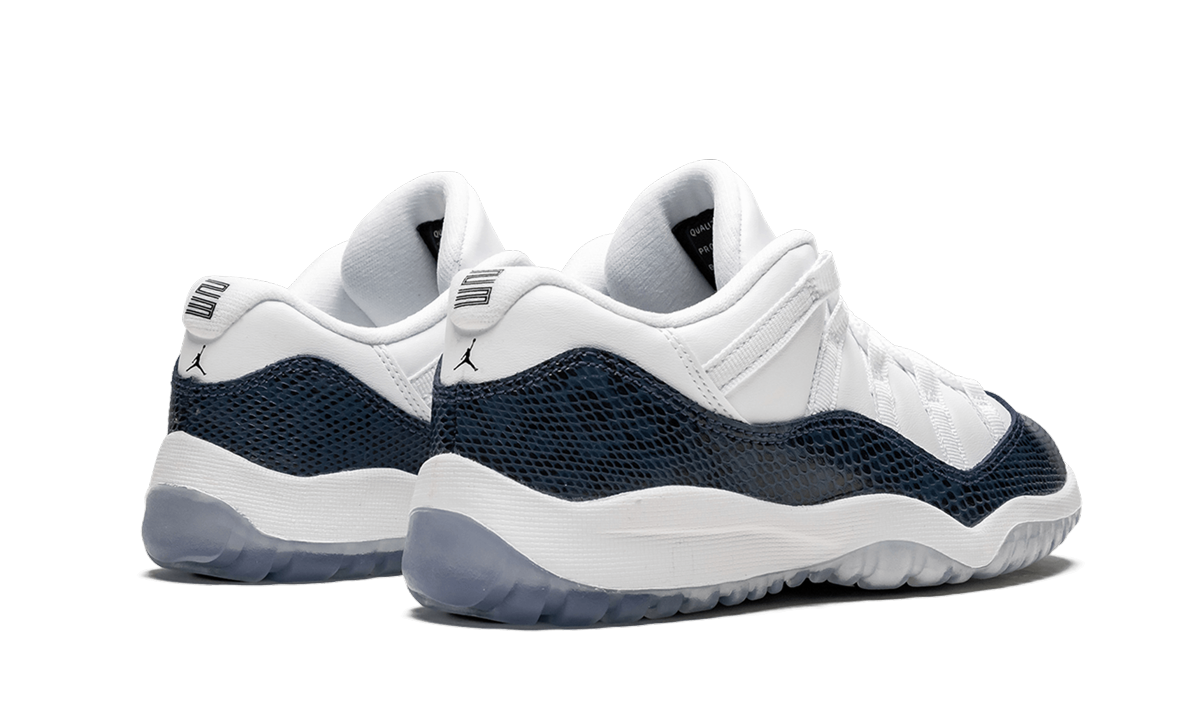 jordan 11 retro low snake navy 2019 ps+CD6848-102+diagnol right behind view
