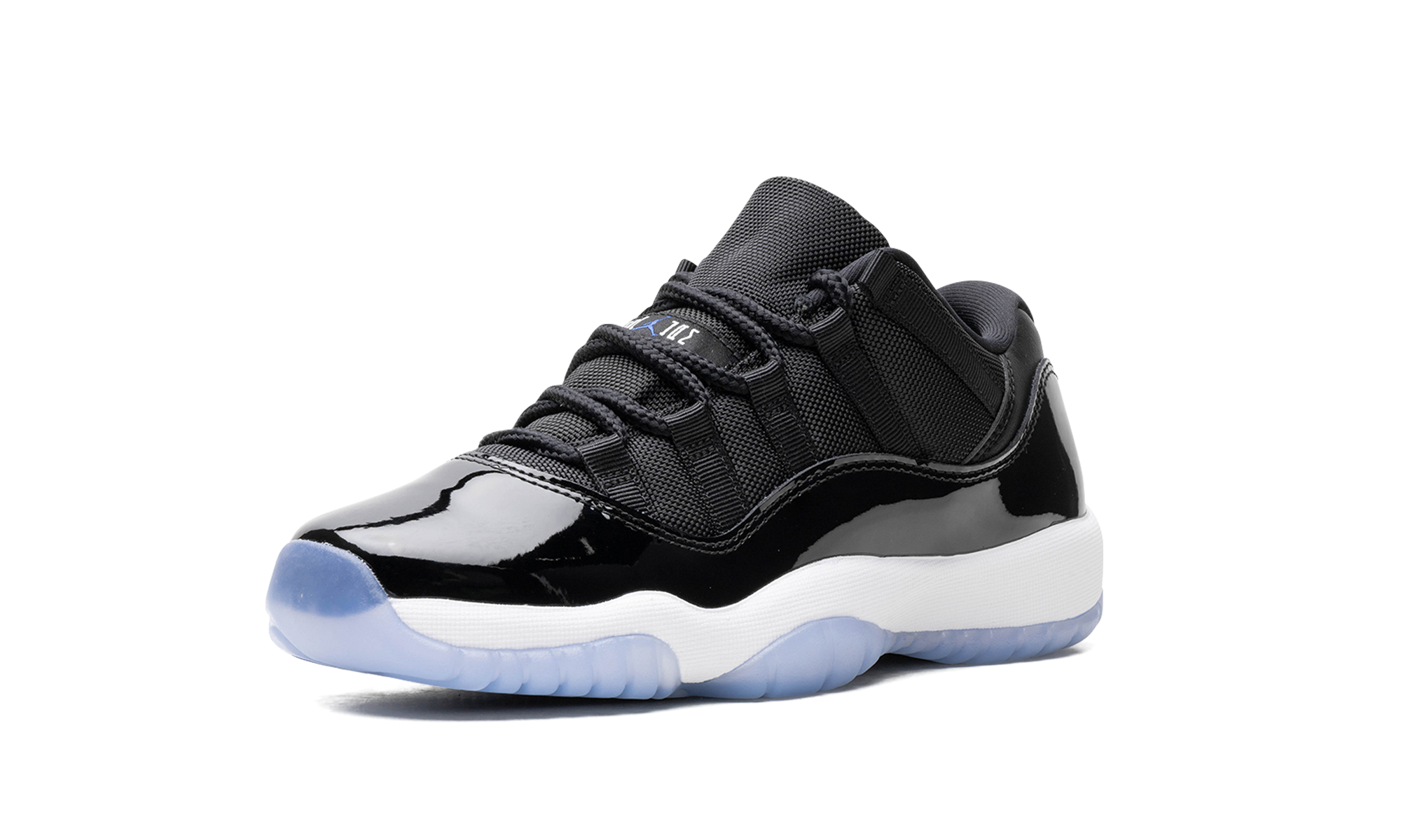 jordan 11 retro low space jam gs+FV5121-004+left diagnol single view