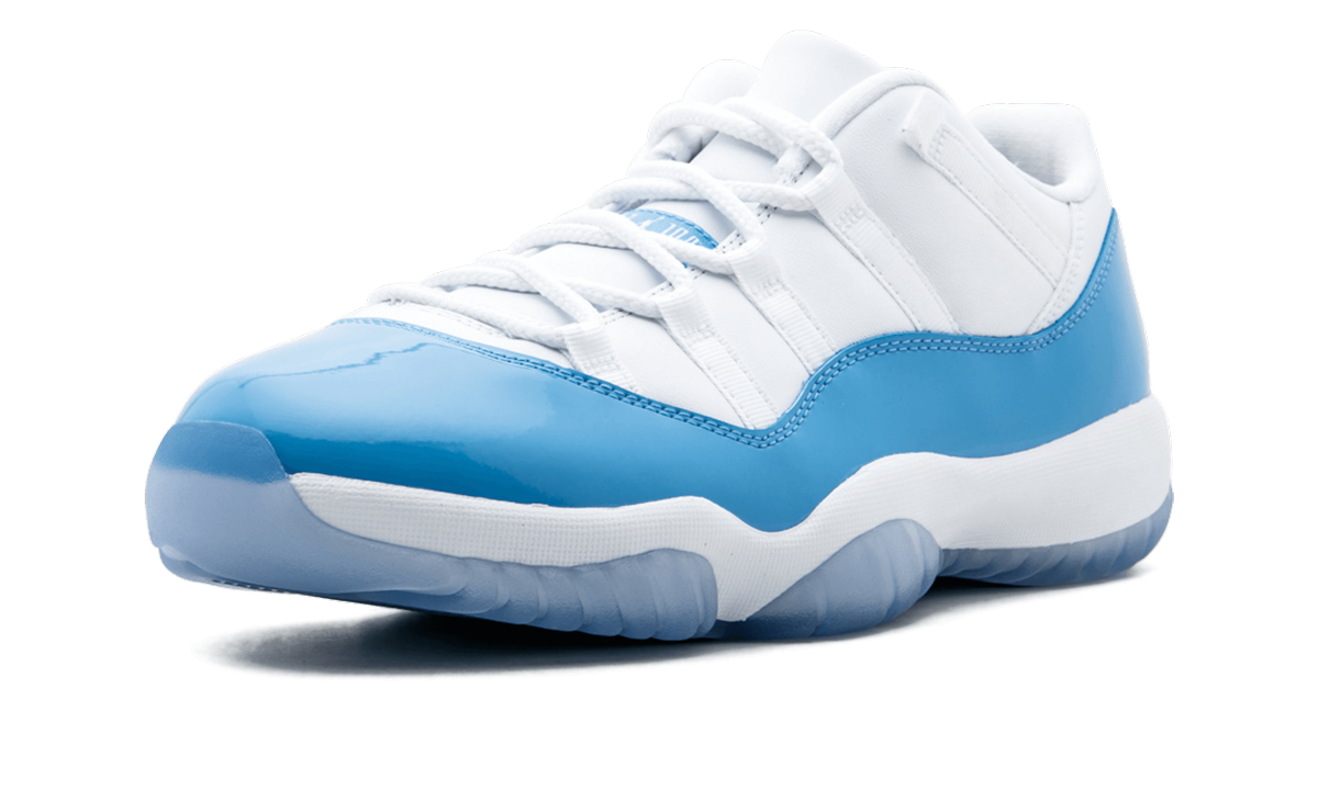 jordan 11 retro low university blue 2017+528895-106+left diagnol single view