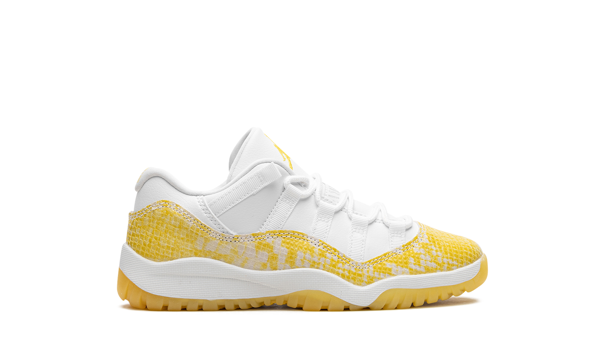 jordan 11 retro low yellow snakeskin ps+580522-107+right view