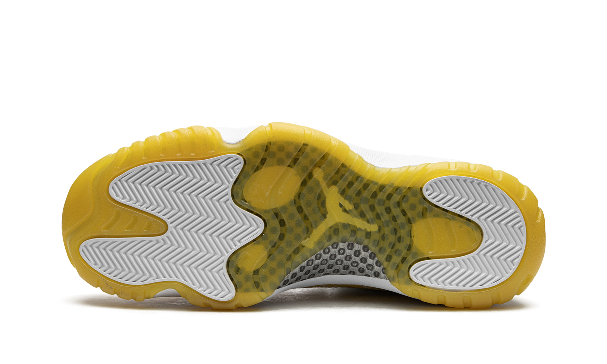jordan 11 retro low yellow snakeskin women s+AH7860-107+bottom view