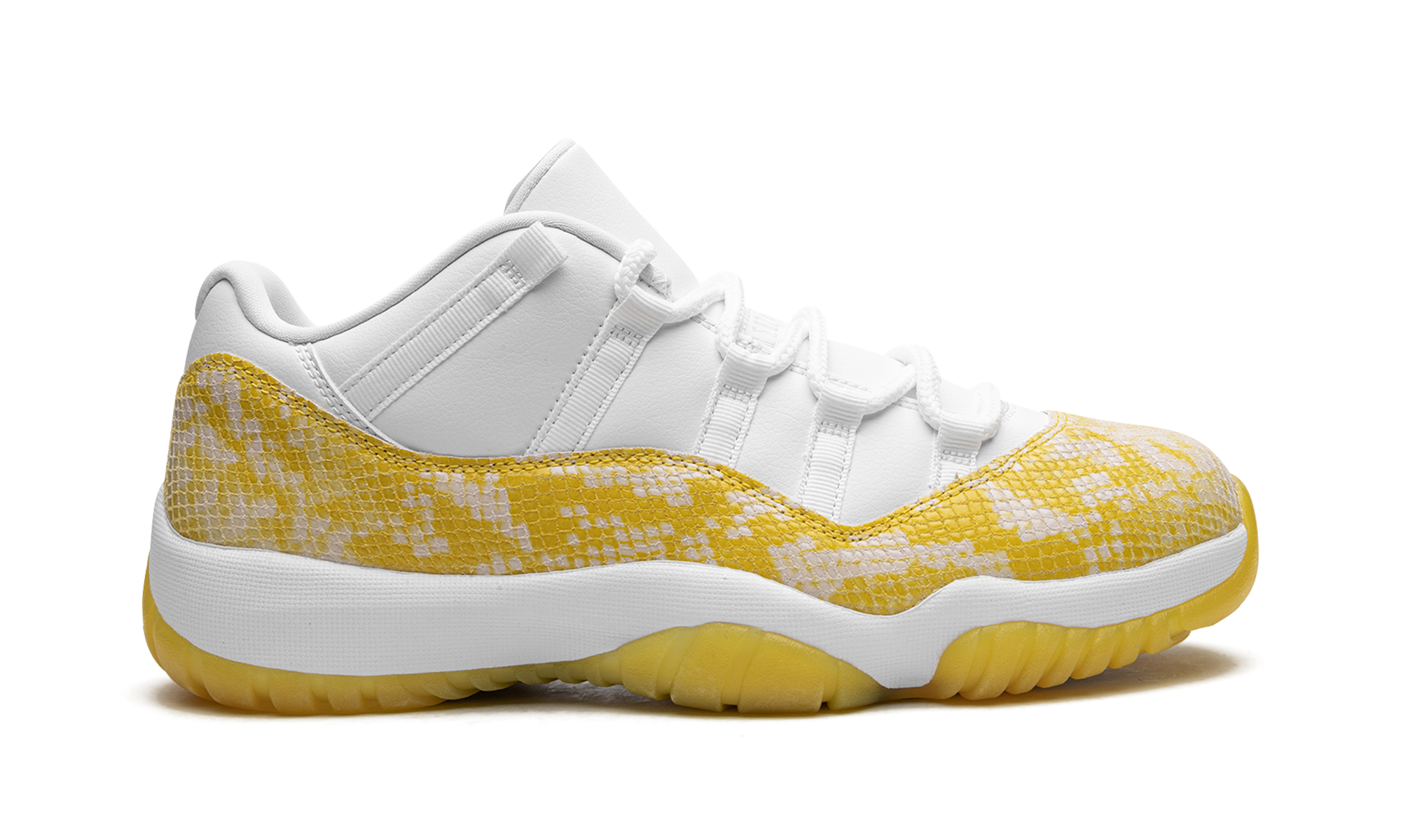 jordan 11 retro low yellow snakeskin women s+AH7860-107+right view