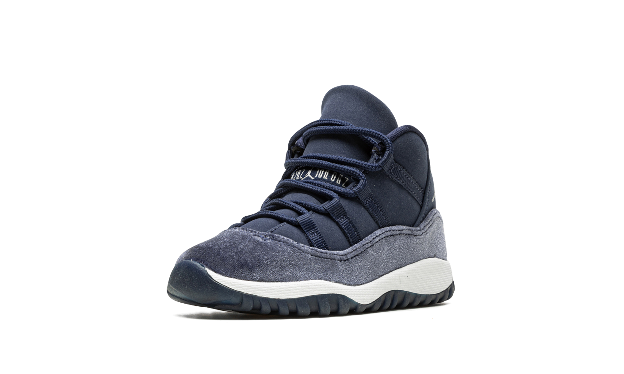 jordan 11 retro midnight navy td+DO3856-441+left diagnol single view