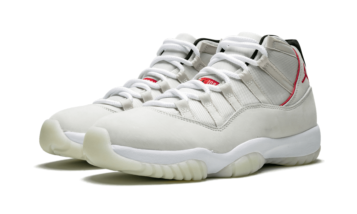 jordan 11 retro platinum tint+378037-016+diagnol left view