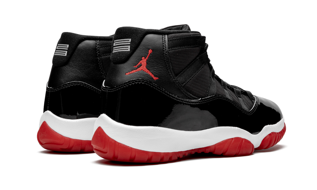 jordan 11 retro playoffs bred 2019+378037-061+diagnol right behind view