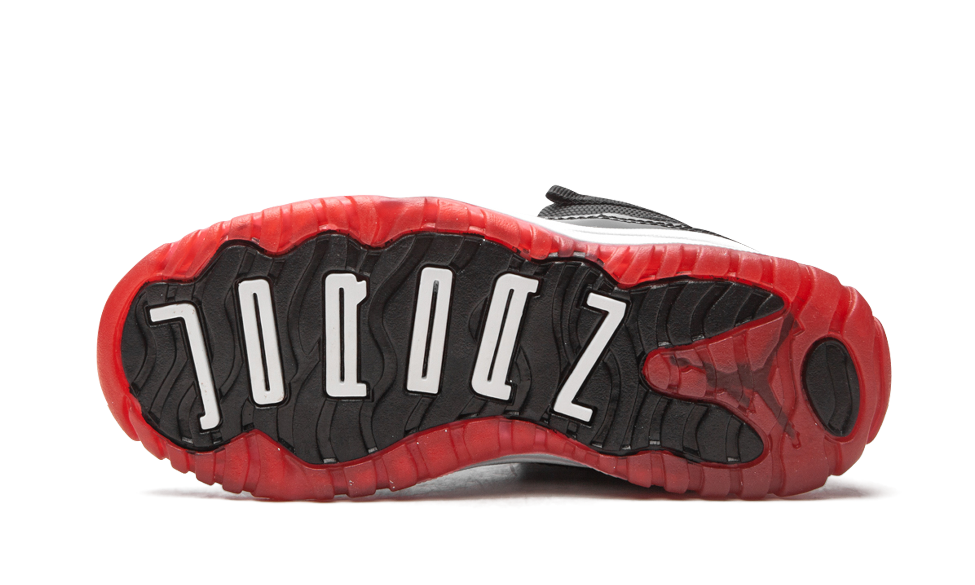 jordan 11 retro playoffs bred 2019 ps+378039-061+bottom view