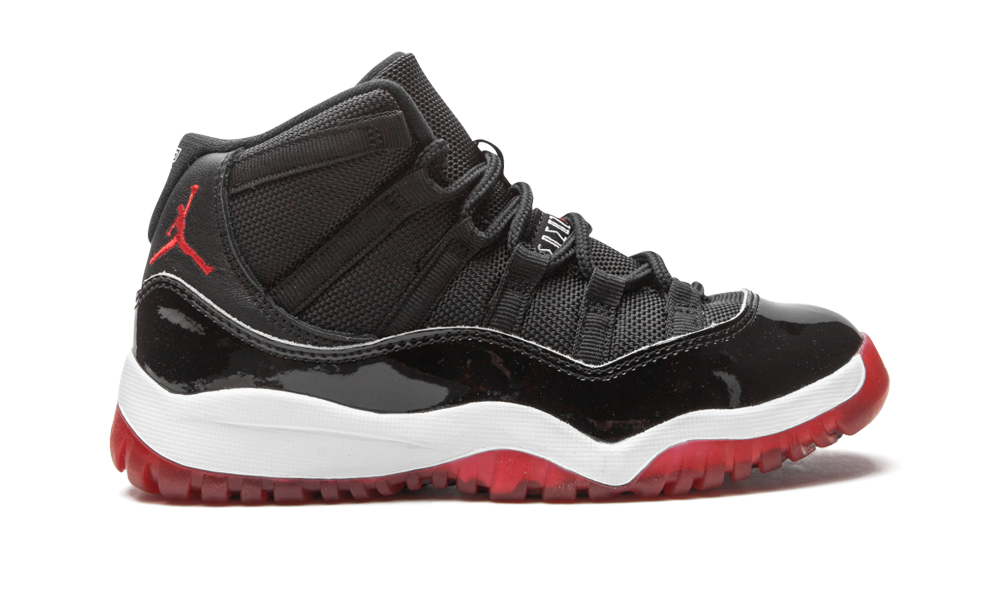 jordan 11 retro playoffs bred 2019 ps+378039-061+right view