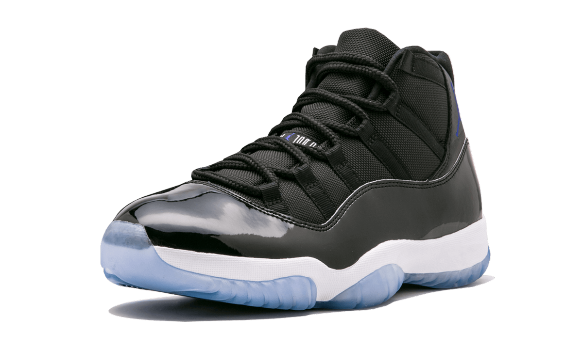 jordan 11 retro space jam 2016+378037-003+left diagnol single view
