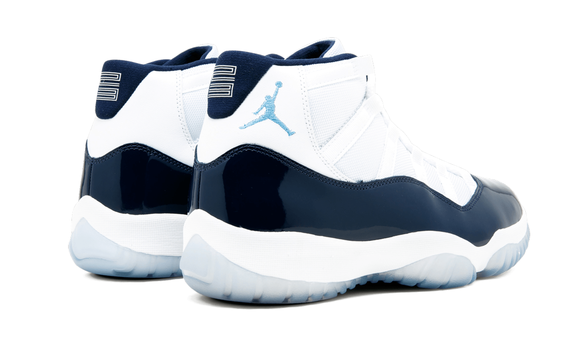 jordan 11 retro unc win like 82+378037-123+diagnol right behind view