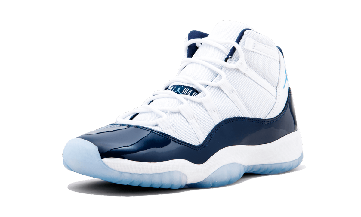 jordan 11 retro unc win like 82 gs+378038-123+left diagnol single view