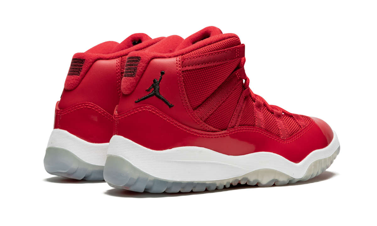 jordan 11 retro win like 96 ps+378039-623+diagnol right behind view