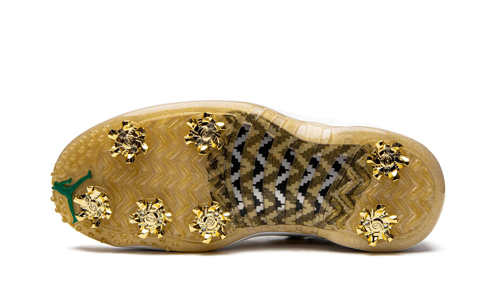 jordan 12 golf metallic gold+DM0106-117+bottom view