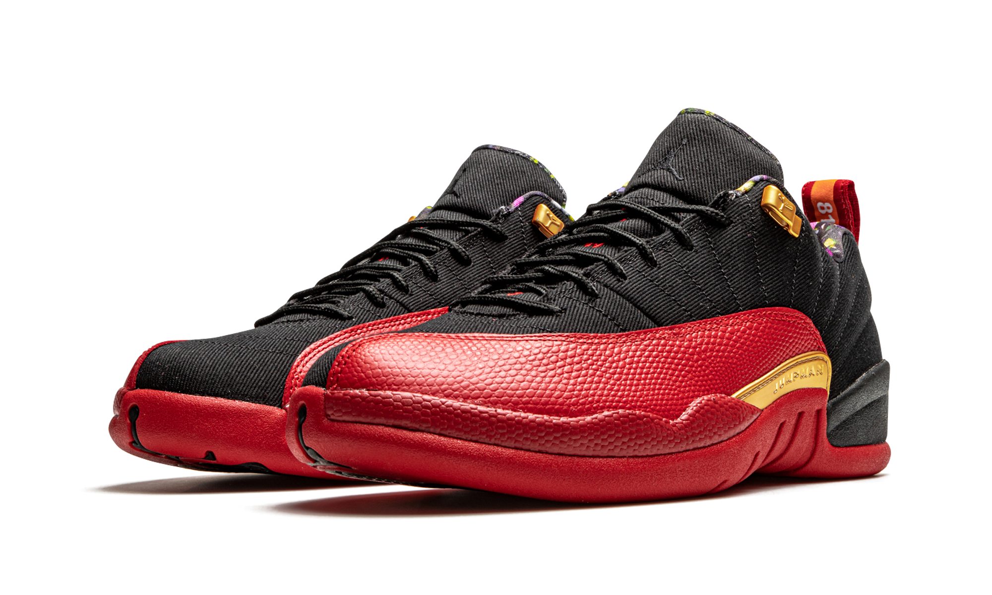 jordan 12 low se super bowl lv+DC1059-001+diagnol left view