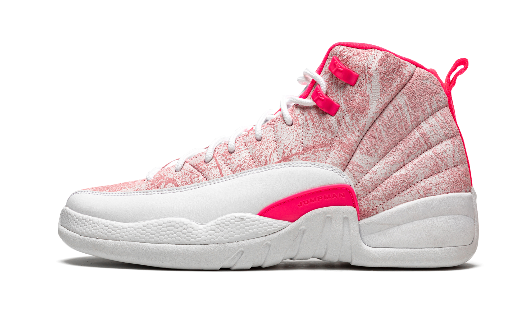 jordan 12 retro arctic punch gs+510815-101+diagnol right view 1