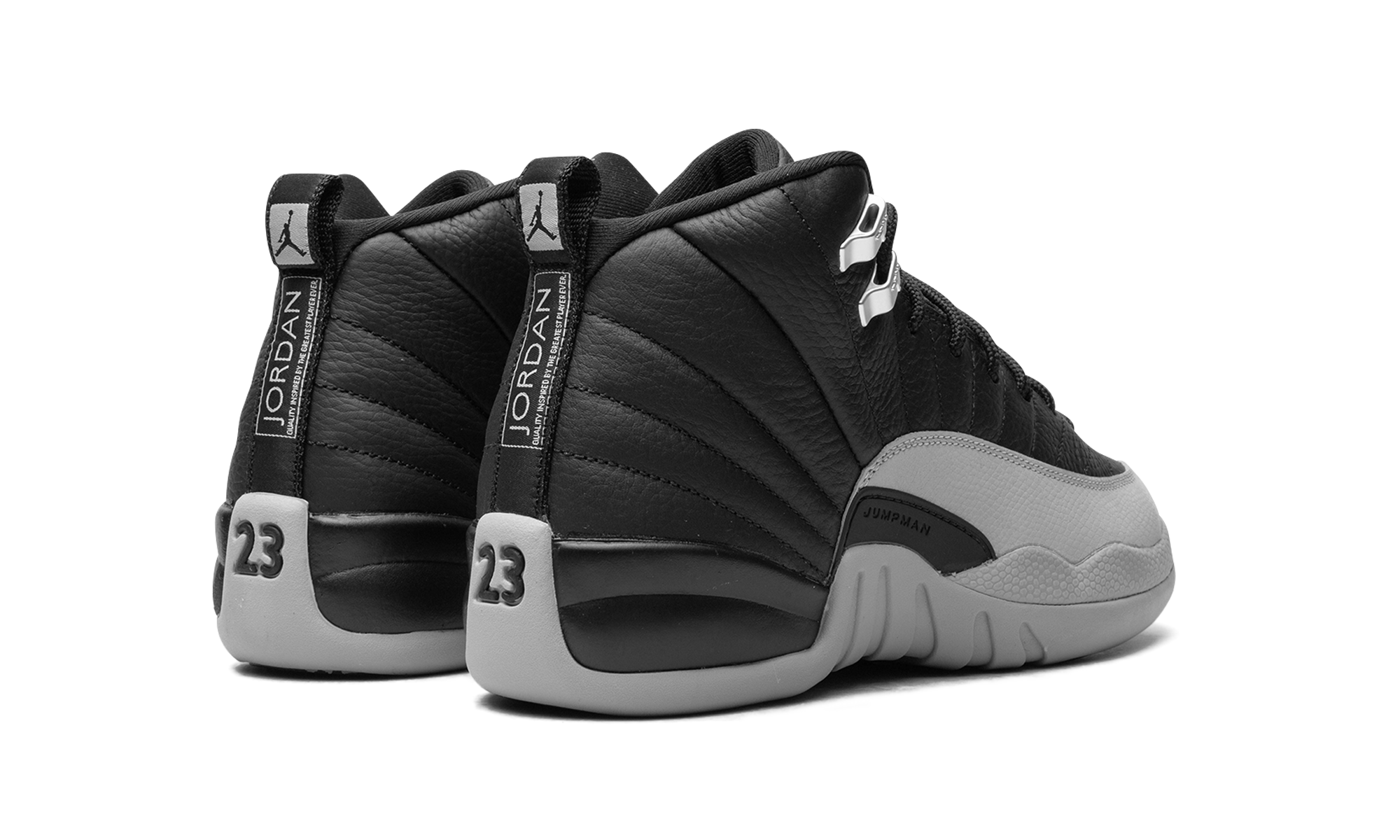 jordan 12 retro barons gs+153265-010+diagnol right behind view