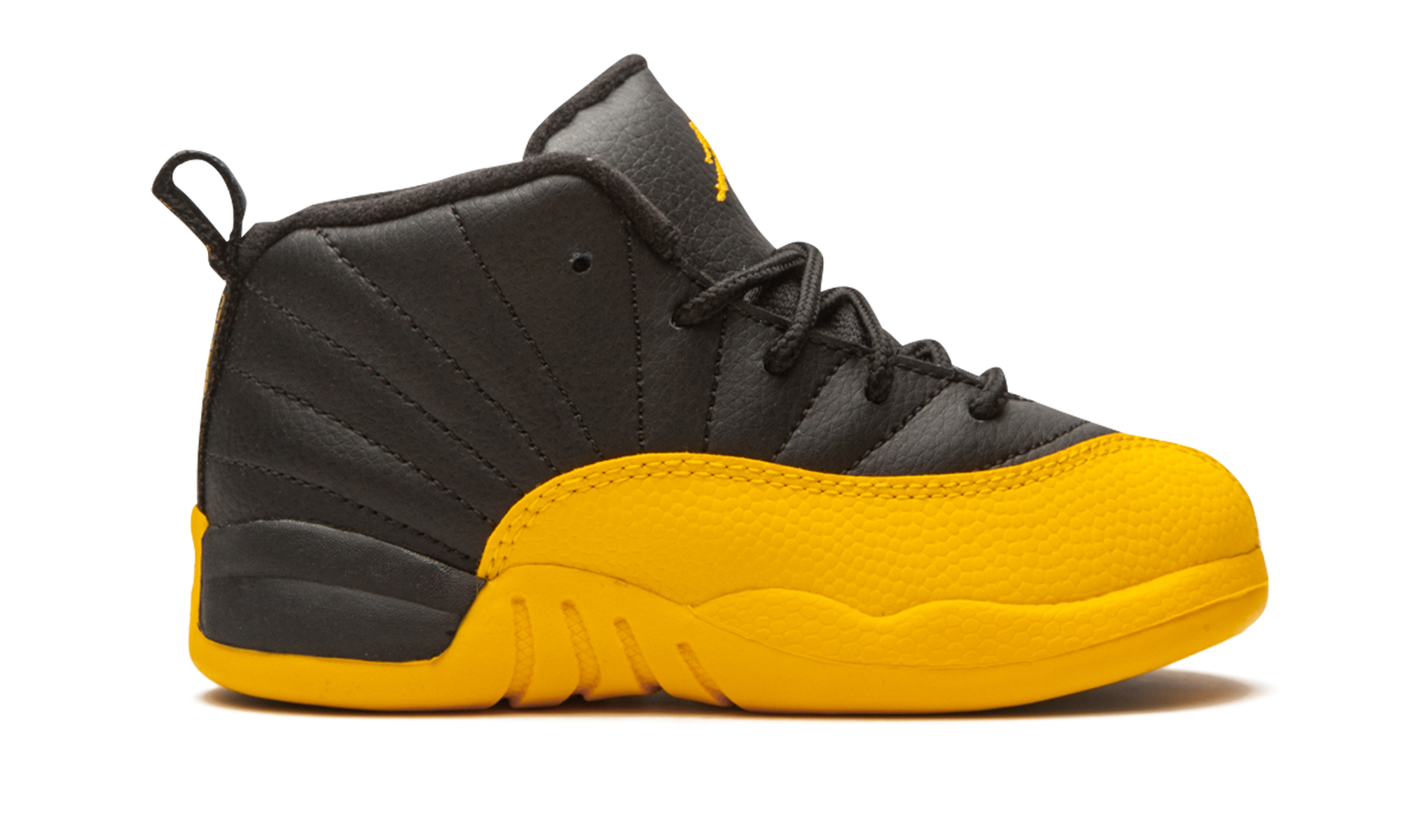 jordan 12 retro black university gold td+850000-070+right view