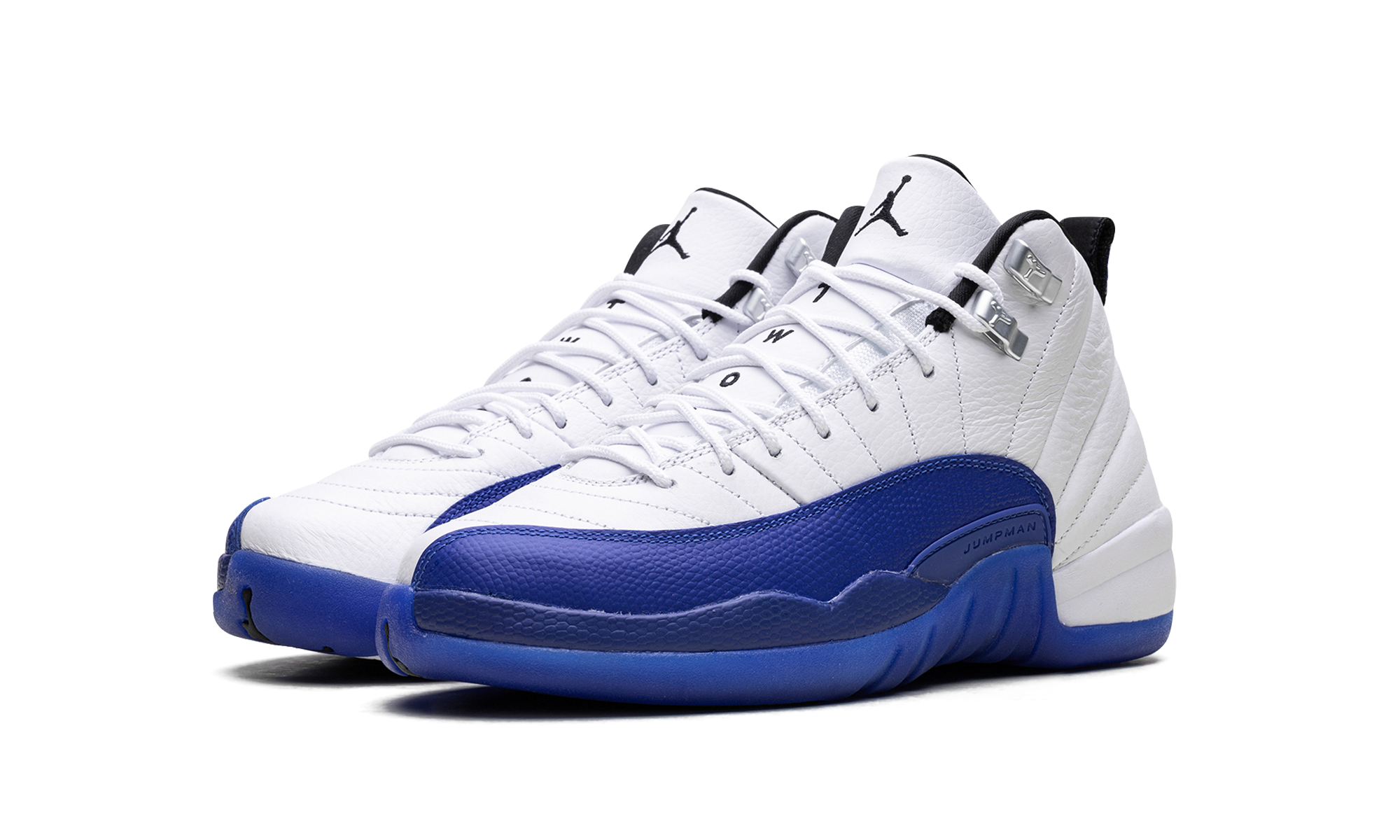 jordan 12 retro blueberry gs+153265-140+diagnol left view