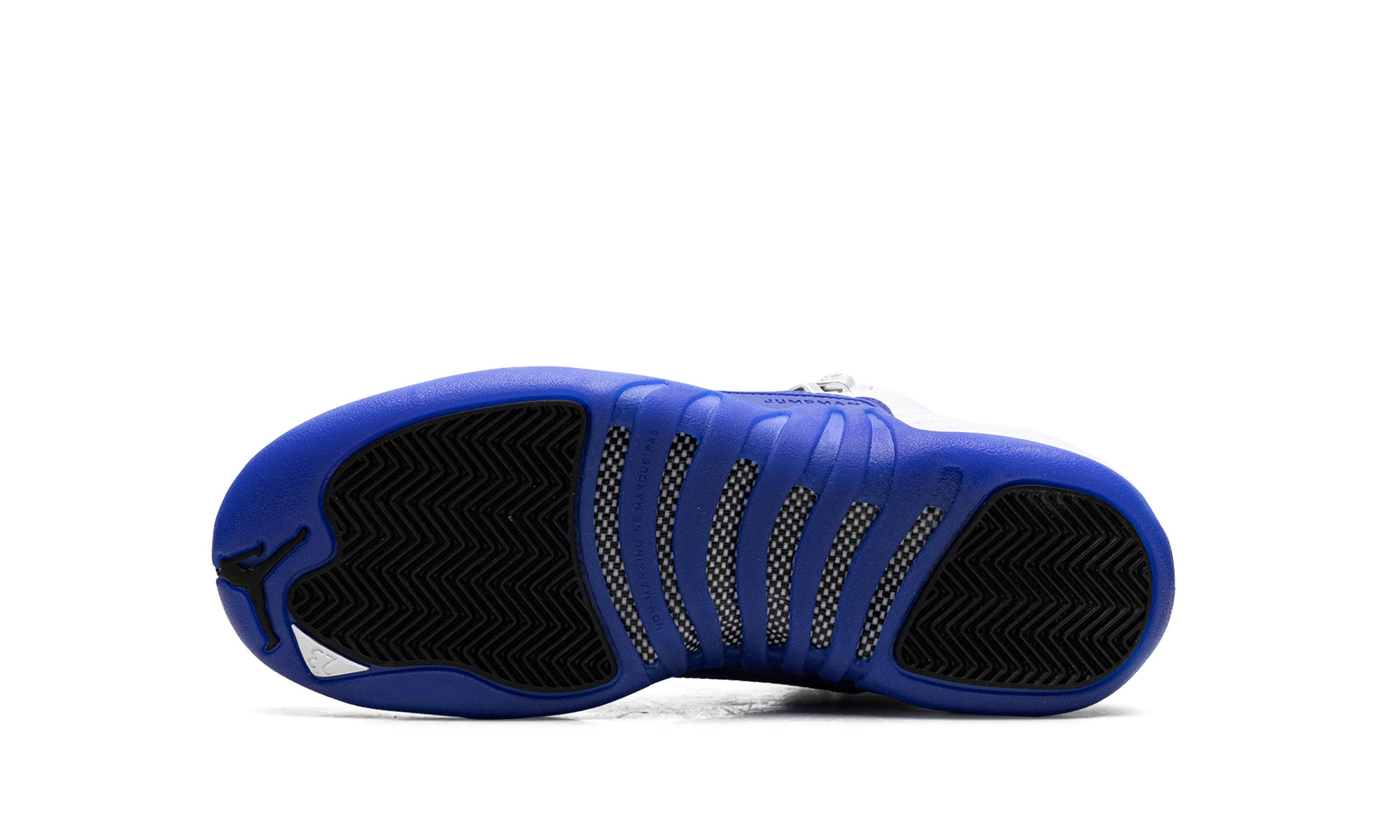 jordan 12 retro blueberry gs+153265-140+bottom view