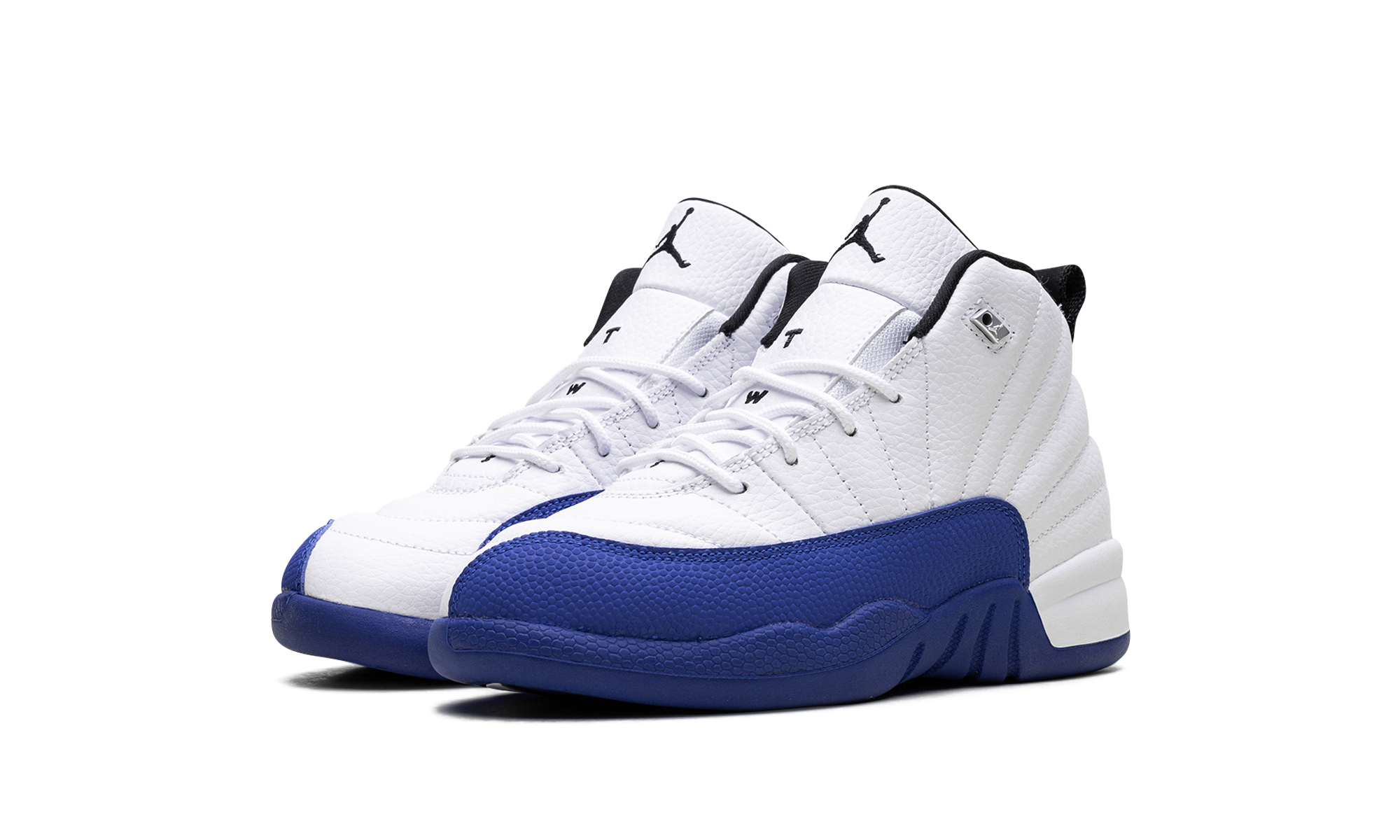 jordan 12 retro blueberry ps+151186-140+diagnol left view